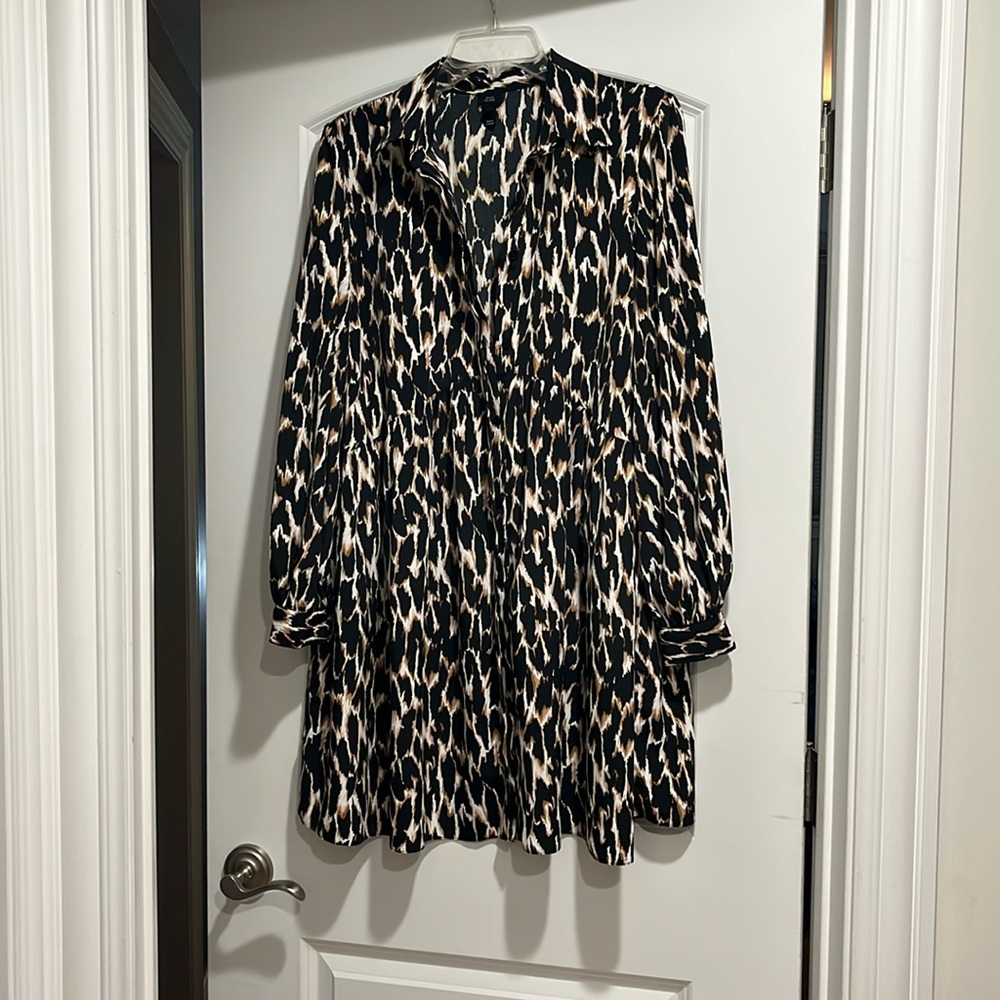 Leopard Long Sleeve Dress